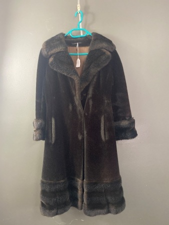 Borgazia Faux Fur Long Length Jacket