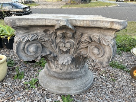 Decorative Fibre Cement Garden Pedestal 