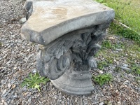 Decorative Fibre Cement Garden Pedestal  - 2