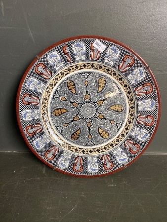 Indian Wedgewood Etruria England Display Plate