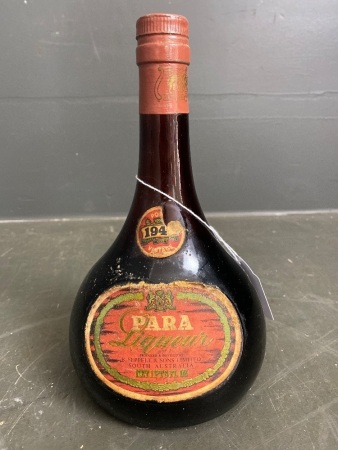 Highly Collectable Vintage Para Liqueur Port - B Seppelt & Sons, Adelaide 1944