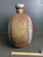 Tibetan Handcraft Copper and Tin Container - 2