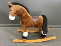 Small Soft Toy Rocking Horse