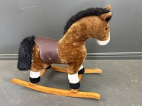 Small Soft Toy Rocking Horse - 2