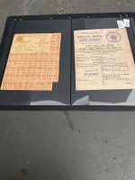 2 x Sheets of Australian Ration Cards - 2