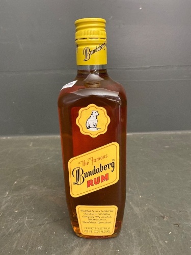 Bottle 700ml 3 Label Bundaberg Rum