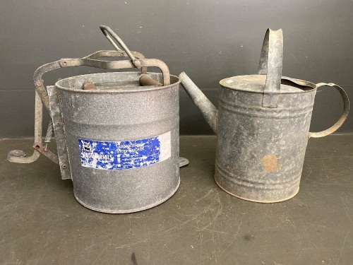 Metal Industrial Mop Bucket and Willow Can