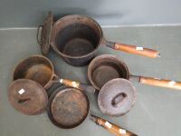 Set of 3 Camp Pots & Small Pan - 2