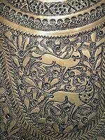 Fine Quality Benares Decorated Brass Tray - 3