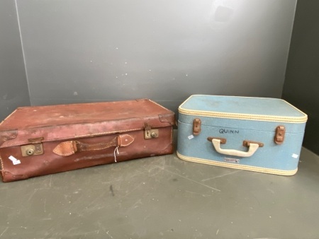 2 Vintage Suitcases