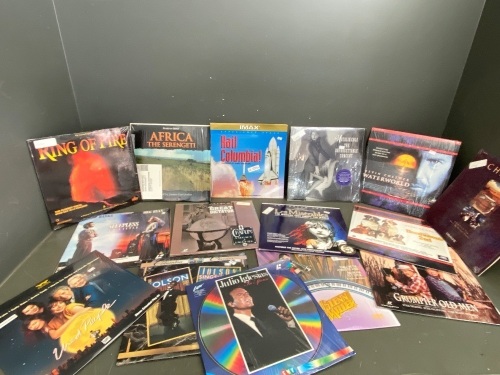 Mixed Lot of Laser Video Discs