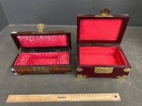 Two Small Asian Style Jewel Boxes - 2