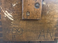 Vintage Wooden Box marked W80II AN - 4