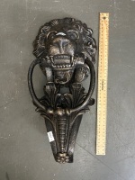 Large Ornamental Cast Iron Door Knocker