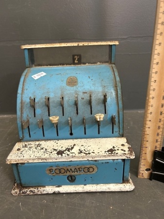 Unique Boomaroo Vintage Metal Toy Cash Register