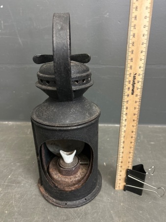 Vintage Railway Shunters Signal Lamp - no glass