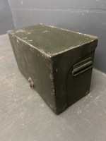 P.M.G 1940 Military Field Phone in Steel Case - 4