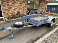 Trailer set up for EBikes with Spare Tyre and Wheel Lock Nuts - 3