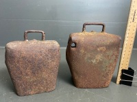 Two Condamine Cow Bells - both marked - 2