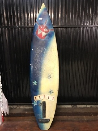 Triple Fin Surfboard