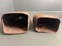 Two Condamine Cow Bells - both marked - 7