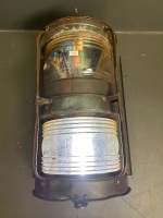 Brass Japanese Masthead Electric Lantern by Nippon Sento Co. - dated 1978 - 7