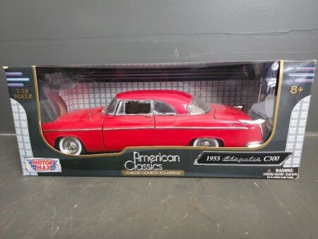 1955 Chrysler C300 1:18 Motor Max Die Cast Model Car