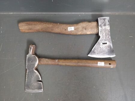 2 Hatchet Axes - Brades(Eng) 4in and German 2 1/2in