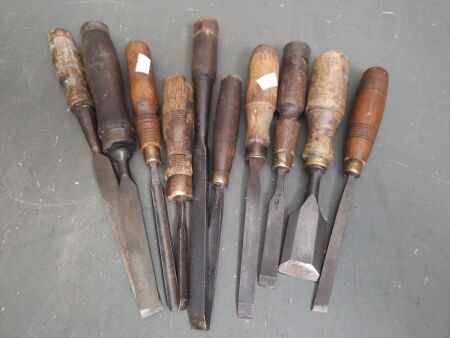 Selection of Carving Steel Chisels