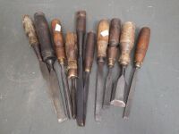 Selection of Carving Steel Chisels - 2