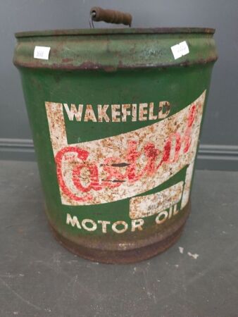 Early Castrol Wakefield Gallon Tin