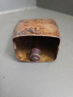 Small Condamine Cow Bell with AHO marking and Clanger 4in H - 2