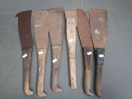 Selection of 6 Bush Knives