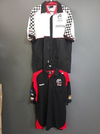 2 XXL Lexmark Racing Shirts