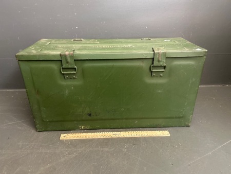 Large Steel Military Ammunition Box