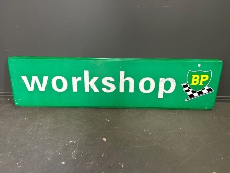 BP Workshop Perspex Sign