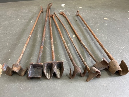 Lot of Assorted Vintage Branding Irons