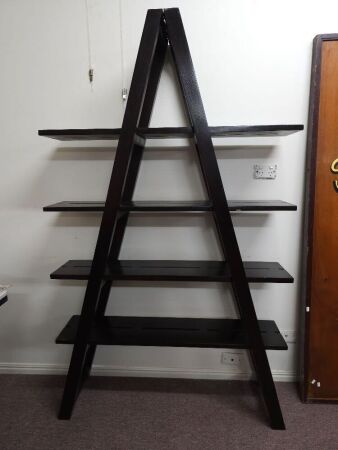 Four Tier Wooden Display Unit