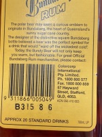 Bottle 700ml 3 Label Bundaberg Rum - 3