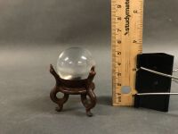 Miniature Crystal Ball on Stand - 2