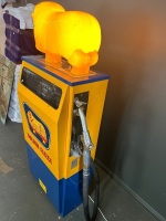 Gilbarco 1970s Golden Fleece Petrol Pump with Ram - 3