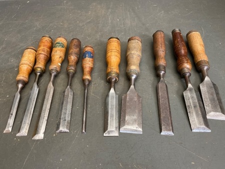 Berg Sweden 10pc chisel set