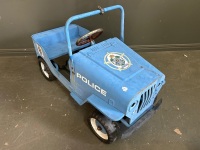 Metal QLD Police C.O.P Squad Pedal Car - 2