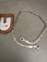 Schuahand & Schutt hand chain saw in leather case - 2