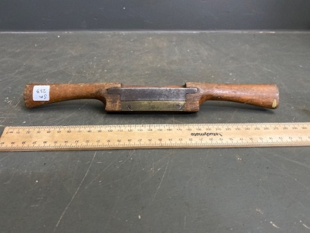 Mathieson England adjustable wood with brass plate spokeshave