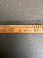 Stanley USA SW no 68, 4 fold 24" boxwood rule - 5