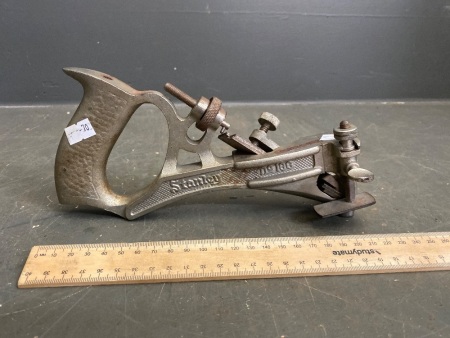 Stanley no 196 sw blade curved rabbet plane rare