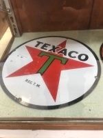 Enamel Texaco Sign