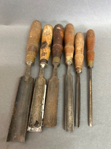Buck USA 6pc gouge chisel set