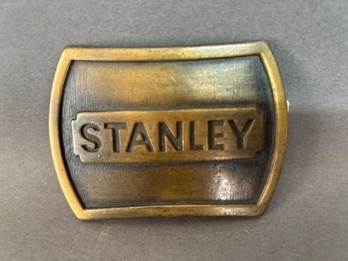 Stanley Brass belt buckle